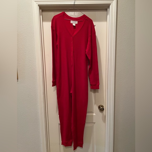 Victoria's Secret Other - Victoria Secret Country Red Long John’s Size Large Vintage 80s/90s.